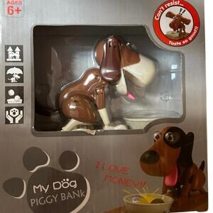 My Dog Piggy Money Bank New In Box Age 6+ Per Box Puppy